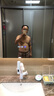 蔚蓝雅洁 （WEILANYAJIE）智能浴室镜柜单独挂墙式带灯除雾卫生间梳妆镜子实木带置物架收纳箱 110豪华款【三色光+防潮背板+除雾+时间/温度】 实拍图