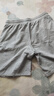 真维斯（Jeanswest）纯棉短裤男夏季青少年潮牌宽松大码外穿休闲五分裤男士灰色沙滩裤 实拍图