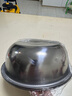 不锈钢盆加厚款家用厨房商用洗菜盆和面洗脸洗衣盆 26cm两个装 实拍图