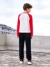 NIKE3BRAND 耐克男女童红色拜年服长T+长裤2件套春季儿童插肩袖套装 实拍图