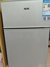 奥克斯（AUX）家用双门迷你小型冰箱 冷藏冷冻保鲜小冰箱 宿舍租房节能电冰箱 【国家补贴】BCD-30K118 基础款 银色 实拍图