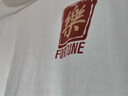 雪中飞白色短袖t恤女2025新款夏季纯棉宽松半袖运动休闲风简约M 白色|8162-17008F (女款) L 实拍图