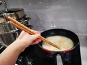 onlycook筷子 无漆无蜡榉木火锅筷油炸筷 加长防烫煎鱼筷42cm 两双装 实拍图
