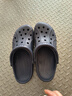 卡骆驰crocs洞洞鞋贝雅男鞋女鞋轻便耐磨一脚蹬拖鞋休闲鞋|10126 深蓝-410 43 (270mm) 实拍图