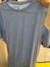 必迈（bmai） 跑步速干T丨短袖T恤男女室内外专业吸湿排汗跑步运动训练服 明净蓝-男款 4XL 实拍图