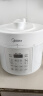美的（Midea）小米白电压力锅5L双胆高压电饭锅家用0涂层钢胆 智能预约炖汤开盖煮多功能MY-E5622电饭煲4-6人 实拍图