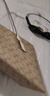 蔻驰女包奢侈品托特包大牌轻奢女士单肩手提包 浅卡其配白色4455IMDQC 实拍图