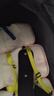 babycare天丝苎麻车席透气宝宝专用手推车坐垫通用席子云朵小熊38×70CM 实拍图