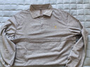 啄木鸟（TUCANO）长袖T恤男春秋季商务休闲翻领polo衫经典百搭上衣男装 浅灰4XL 实拍图