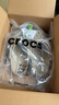 卡骆驰（CROCS）洞洞鞋贝雅男鞋女鞋轻便耐磨一脚蹬拖鞋休闲鞋|10126 卵石色-2V3 41 /42(260mm) 实拍图