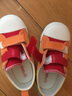 卡特兔童鞋幼儿园室内鞋早秋女童宝宝帆布鞋儿童软底机能鞋男童饼干鞋子 黄红橘 29 内长18.0cm 脚长17.0-17.5 实拍图