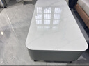惠寻 京东自有品牌 岩板茶几电视柜组合套装简约小户型客厅落地储物柜 黑架灰柜+雪山白【岩板台面】 1.2米*0.6米【茶几】 实拍图