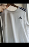 adidas速干简约舒适运动健身圆领背心男装夏季阿迪达斯官方   白   XL 实拍图