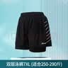 燎原火男士大码泳裤220-300斤加肥加大泳衣特大号超大胖子温泉套装 双层泳裤【1件】 7XL 【适合250-290斤】 实拍图