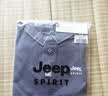 JEEP SPIRIT吉普短袖T恤男夏季短袖男士POLO休闲翻领可定制上衣服 深灰色 M 实拍图