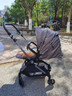 U'BEST优贝斯UBEST婴儿推车双向高景观可坐可躺婴儿车0-3岁手推遛娃折叠 绅士灰（坐垫版+餐盘）双向 升级版 实拍图