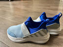 德尔惠一脚蹬男童运动鞋新款四季女童网面跑步鞋4-15岁中大童防滑休闲鞋 花青蓝 34 内长21.9cm偏大半码 实拍图