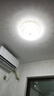世界之星 欧式水晶吸顶灯led温馨卧室灯现代简约客厅灯过道走廊灯阳台灯具  直径40CM 高亮三色调光 实拍图