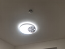 雷士（NVC）LED护眼卧室吸顶灯现代简约房间灯星月儿童房灯具灯饰 36W RA95星月-胭脂粉 三段 实拍图
