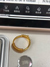 中国黄金（CHINA GOLD）樱花黄金戒指女足金古法素圈对戒婚戒七夕情人节礼物送女友老婆 14#樱花戒指约0.5g*甄选礼盒 实拍图