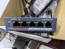 HIKVISION海康威视5口百兆POE交换机金属外壳散热非网管百兆延长网线传输安防监控网络分线器DS-3E0105P-E 实拍图