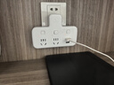 公牛（BULL）USB转换插头/品字形一转二带USB /转换插座 适用于卧室、厨房 2位分控带2USB口 GN-96023U 实拍图