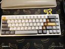 维咖（weikav）Lucky65 V2客制化机械键盘三模金属铝坨坨套件蓝牙无线有线碰珠快拆结构全键热插拔 豆奶白-电泳-套件 实拍图