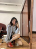 CAMILA KSENIA阿甘鞋女士2026年新款夏季时尚百搭厚底德训鞋红色系休闲运动鞋子 红色 37 实拍图