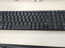 罗技（Logitech）MK220 键鼠套装 无线键鼠套装 办公键鼠套装  多媒体键鼠套装 带无线2.4G接收器 黑色 实拍图
