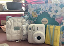 富士instax mini12一次成像拍立得相机（mini11拍立得相机升级版） 绣球蓝 套餐4：官配+20张白边+保护壳+束口袋+相册 实拍图