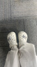 crocs卡骆驰洞洞鞋贝雅男鞋女鞋轻便耐磨一脚蹬拖鞋休闲鞋|10126 白-100 44 (280mm) 实拍图