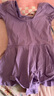 艾舞戈儿童舞蹈服芭蕾舞裙女童专业练功服跳舞裙女孩短袖中国舞考级服装 【开裆】紫罗兰-短袖 120 实拍图