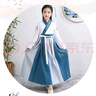 爱宝适儿童汉服表演男女童国学服夏古装中国风学生团体演出服三字经国学 如意拼接-直袖款 160 实拍图