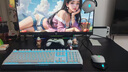 外星人（Alienware）610M+510K 键鼠套装（无线游戏鼠标 有线机械键盘 ）RGB高端电竞外设 送女友 白色 实拍图