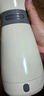 摩飞电器（Morphyrichards）便携式电热水壶烧水壶 家用旅行0.4L便携电水壶随行泡茶办公室养生保温杯电热水杯MR6090蓝 实拍图