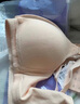 婧麒（JOYNCLEON）哺乳文胸孕妇内衣怀孕期哺乳薄款喂奶文胸产后前开扣无钢圈托聚拢 肤色3128【薄款透气聚拢】 85B 实拍图