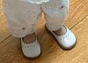 斯纳菲童鞋春秋儿童皮鞋女童镂空公主鞋宝宝简约舒适软底鞋奶油白27 实拍图