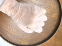 乌斯京（WOLSGIN）一次性手套洗碗厨房家务防水食品级12英寸加长PVC手套中码 实拍图