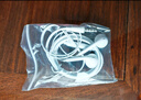  纽曼（Newmine）XL08 半入耳式线控有线耳机 手机耳机 音乐耳机 3.5mm接口 电脑笔记本手机适用 白色 实拍图