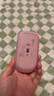 联想（Lenovo）无线蓝牙鼠标充电鼠标轻音鼠标 Air Handle轻音双模鼠标 便携办公鼠标 桃花粉 实拍图