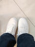 啄木鸟春秋季2025新款男鞋潮流一脚蹬男士真皮运动休闲皮鞋透气小白鞋男 米色 41 实拍图