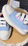 OLD ORDER-帆布鞋Canvas-三丽鸥凯蒂猫联名 Sanrio Hello Kitty 女 凯蒂粉蓝 Hellokitty联名款 40 晒单实拍图