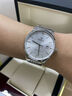 歐米茄瑞士认证手表男士机械表大方时尚镶钻奢华高档超薄专用男表 本色白面 实拍图