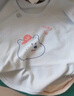 童泰新生儿半背衣婴儿衣服纯棉四季0-3月宝宝上衣满月服2件装 蓝色 52 实拍图
