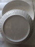 华青格陶瓷圆盘菜盘家用高白瓷素雅花瓣8.25英寸深盘2只装高温釉下彩 实拍图