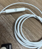 惠普（HP）DHH-1112A有线耳机半入耳式3.5mm接口圆孔 适用苹果安卓 白色 实拍图