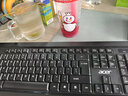 宏碁有线电脑办公键盘鼠标套装线长1.8米商务轻薄轻静音台式笔记本通用USB接口人体工学适用华硕小米 黑色单键盘（线长1.8米） 实拍图
