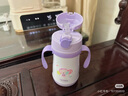 膳魔师（THERMOS）儿童保温杯水杯吸管杯学饮杯316L不锈钢把手学生杯超轻畅吸杯TCKC 实拍图
