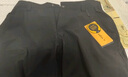 龙牙烈刃轻薄长裤修身商务战术裤户外休闲男裤男士春夏纯色透气裤 极夜黑（轻涛直筒版） 34 175/90B高178重160-175斤 实拍图