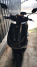 五星钻豹电动车2000W高速电动摩托车72V35AH长续航电瓶车外卖车 X3 新款 钢琴黑/亮光帝金 实拍图